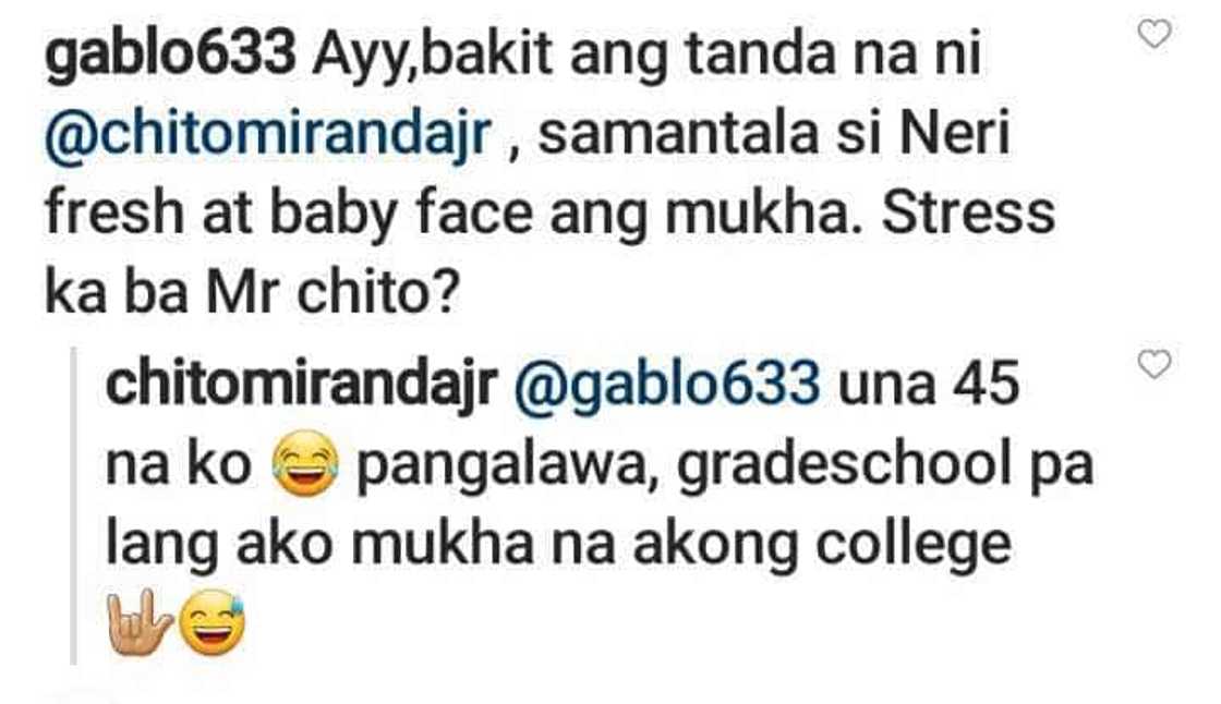 Chito Miranda, sinagot ang nang-bash sa hitsura niya: “una 45 na ko” Chito Miranda, sinagot ang nang-bash sa hitsura niya: “una 45 na ko”