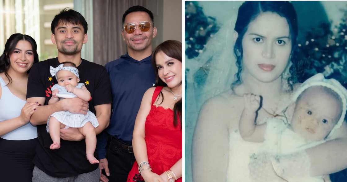 Jinkee Pacquiao shares side-by-side comparison of Jimuel and baby Clara Jinkee Pacquiao shares side-by-side comparison of Jimuel and baby Clara