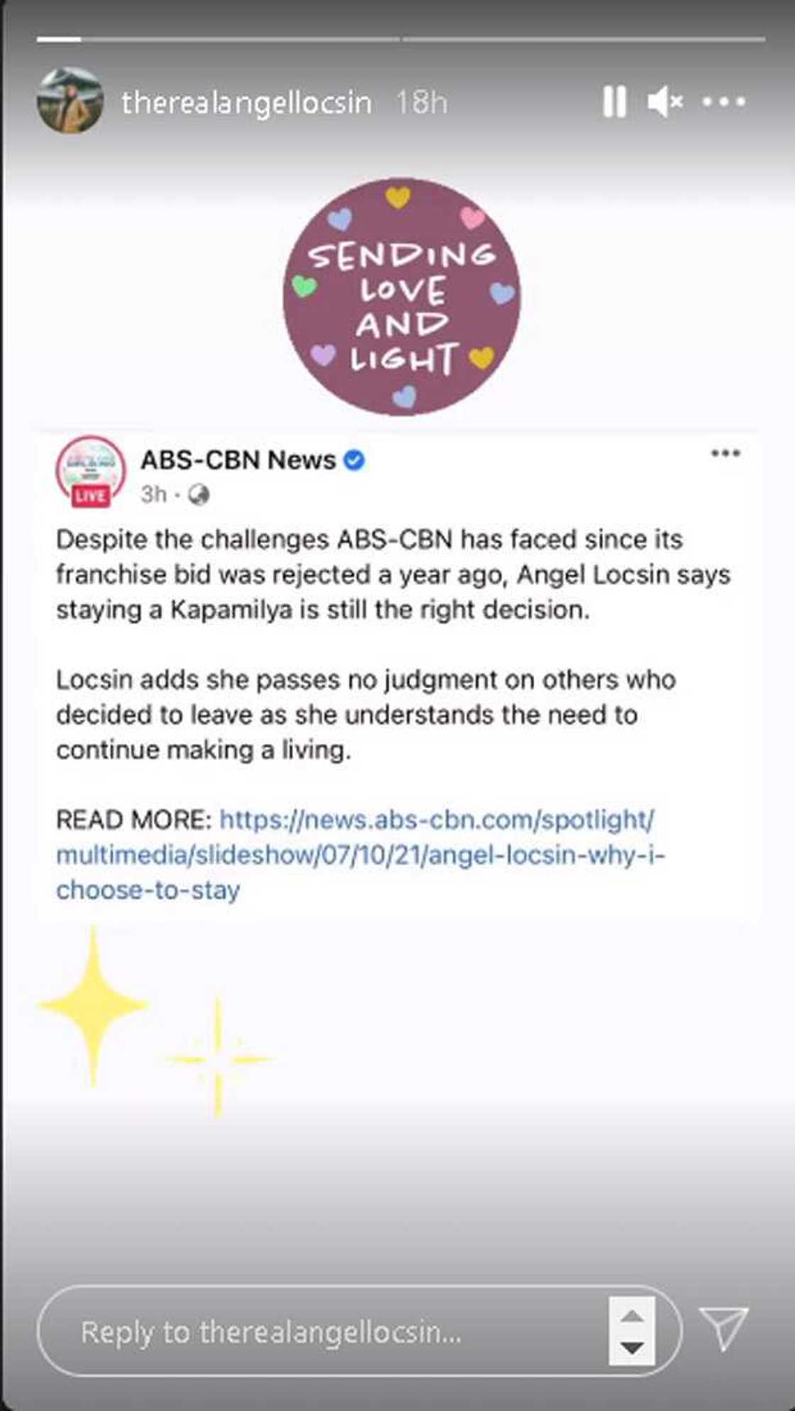 Angel Locsin, kinlaro na hindi niya jina-judge ang mga lumipat sa ibang network Angel Locsin, kinlaro na hindi niya jina-judge ang mga lumipat sa ibang network