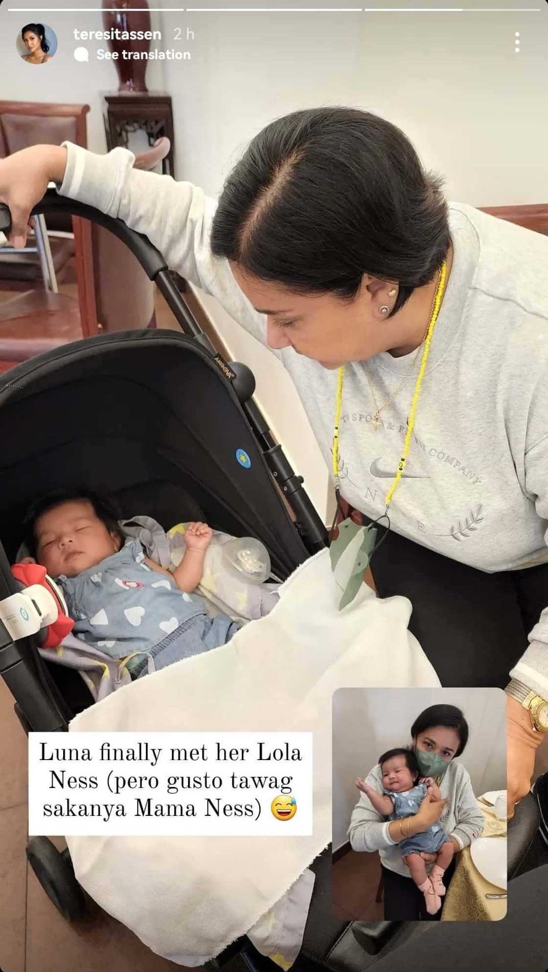 Winwyn Marquez’s baby Luna meets her lola Alma Moreno for the 1st time Winwyn Marquez’s baby Luna meets her lola Alma Moreno for the 1st time