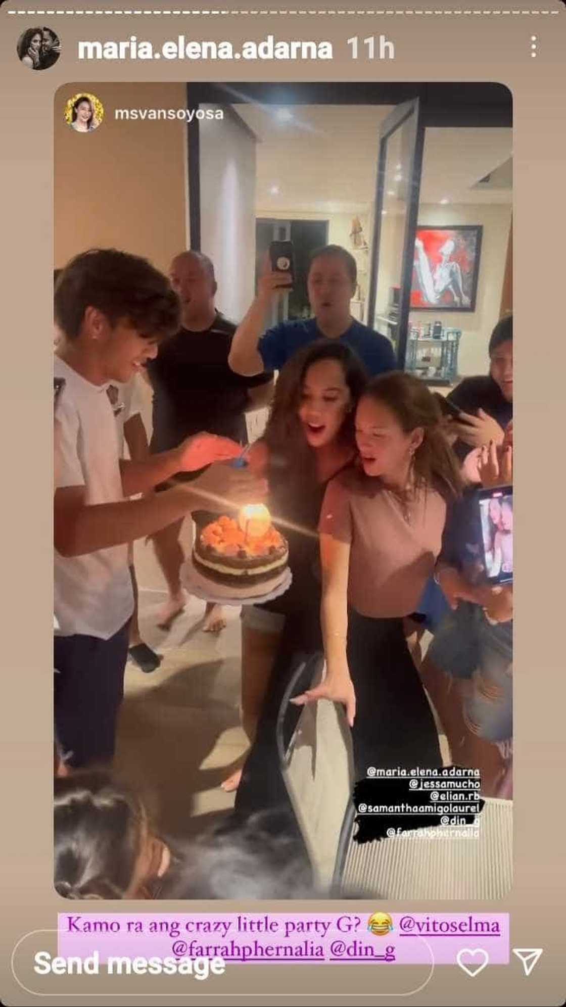 Video of Ellen Adarna’s 34th birthday celebration goes viral