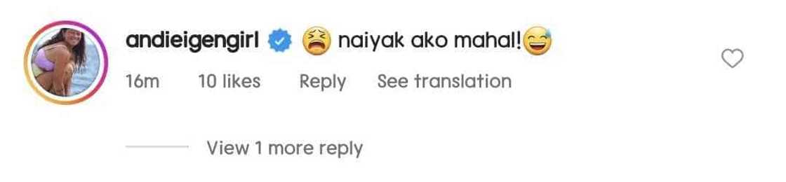 Andi Eigenmann, naiyak sa sweet na "surf date" post ni Philmar Alipayo Andi Eigenmann, naiyak sa sweet na "surf date" post ni Philmar Alipayo