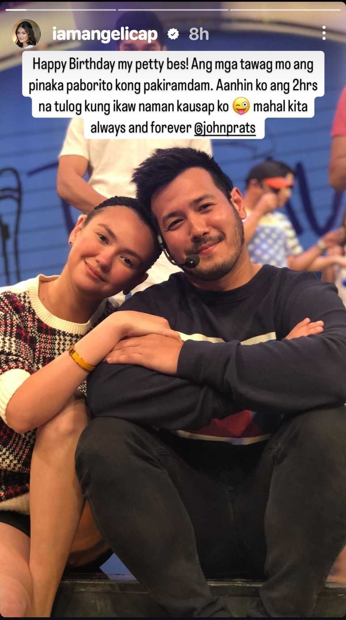 Angelica Panganiban, may nakakaantig na birthday message para kay John Prats