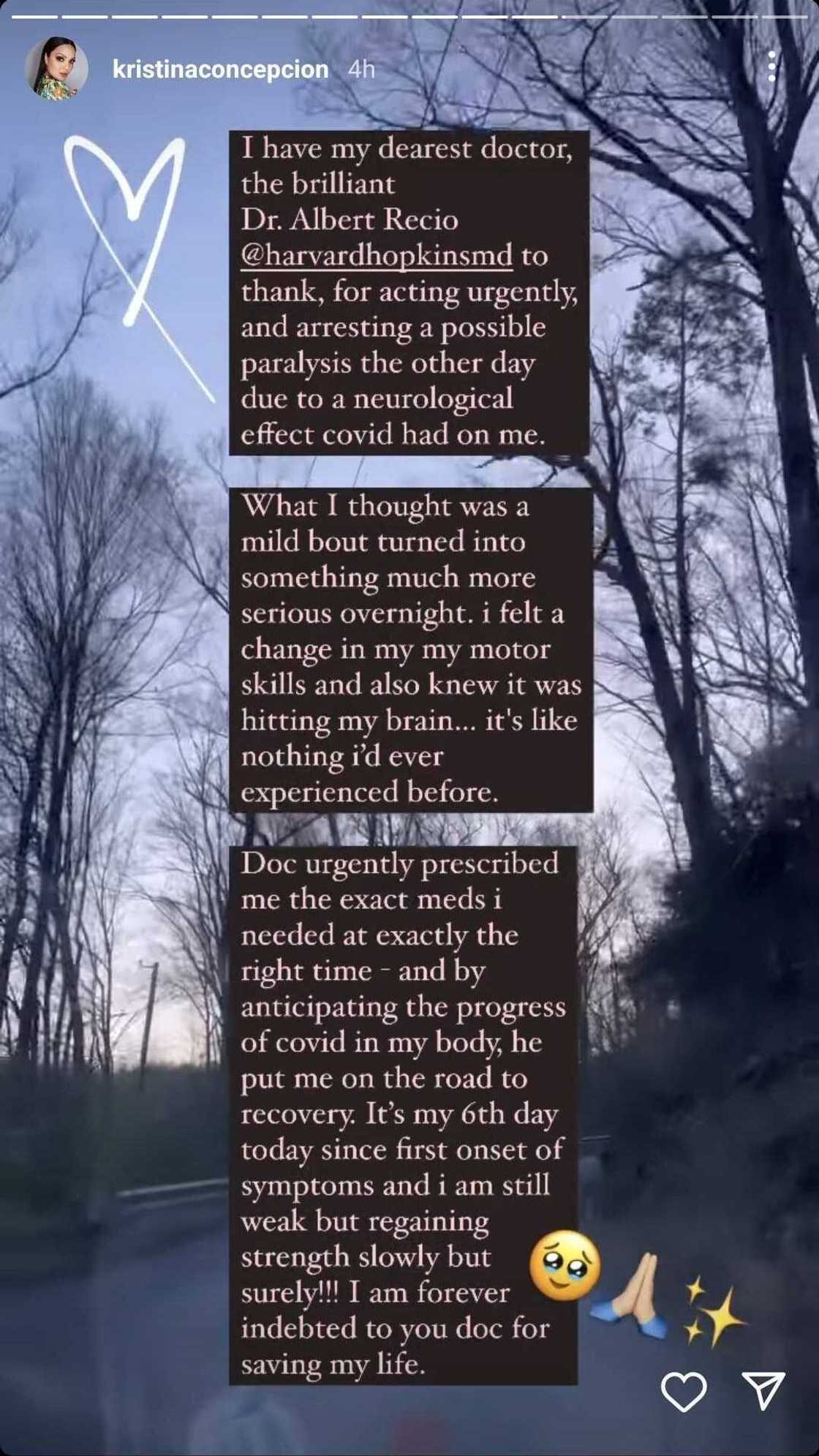 KC Concepcion, labis ang takot matapos magka-COVID: "I couldn't handle it" KC Concepcion, labis ang takot matapos magka-COVID: "I couldn't handle it"