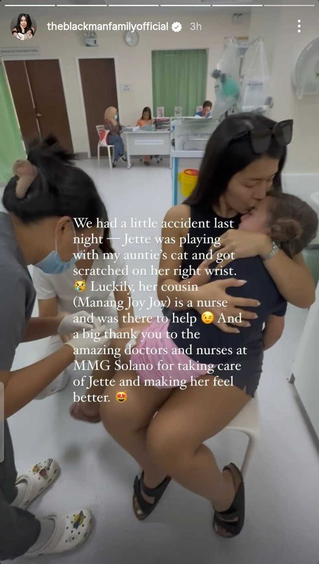 Jeraldine Blackman, dinala si Jette sa ospital: "We had a little accident" Jeraldine Blackman, dinala si Jette sa ospital: "We had a little accident"