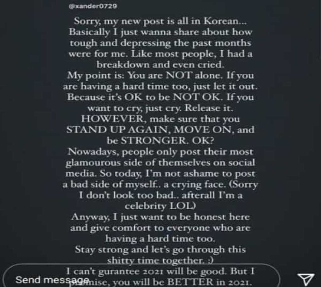 Heart Evangelista comforts Alexander Lee amidst depression issue Heart Evangelista comforts Alexander Lee amidst depression issue