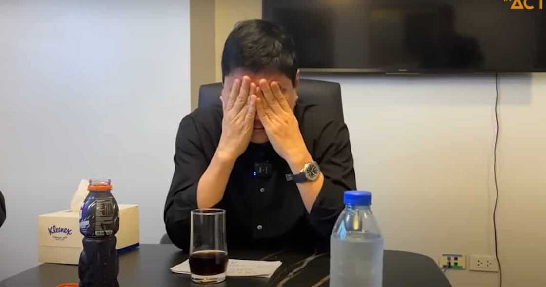 Sen. Raffy Tulfo, naluha dahil sa napagbintangang Move It rider Sen. Raffy Tulfo, naluha dahil sa napagbintangang Move It rider