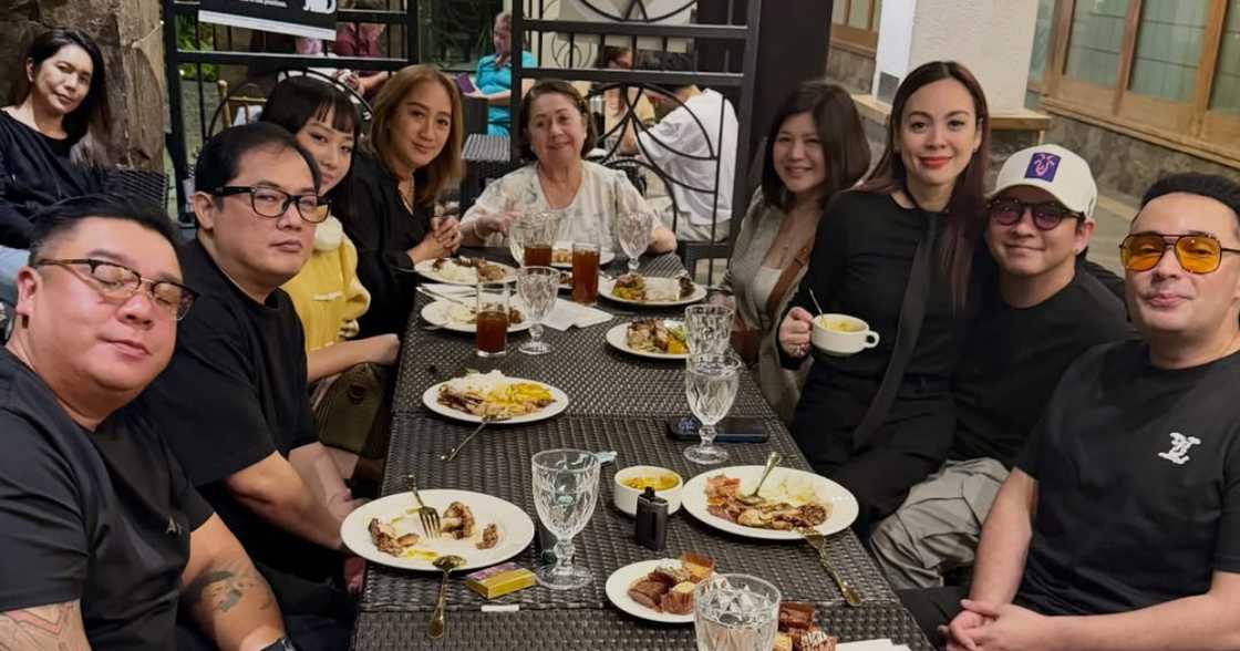 Claudine Barreto with Home Along Da Riles Family (Photo from @maybelyndelacruz) Source: Instagram Claudine Barreto with Home Along Da Riles Family (Photo from @maybelyndelacruz) Source: Instagram