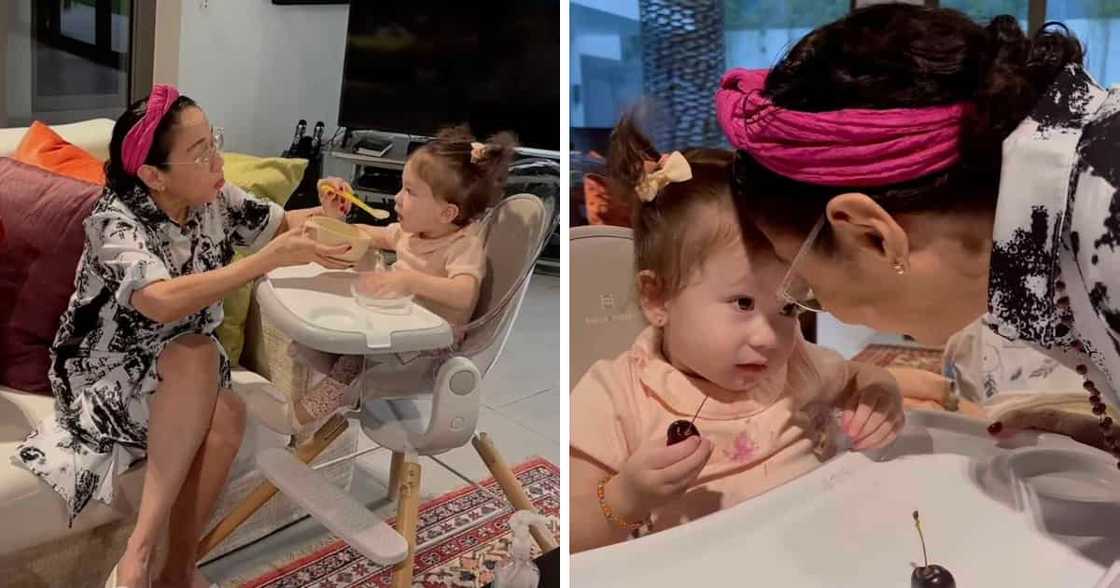 Video ni Vilma Santos na pinapakain si Baby Peanut, kinagiliwan Video ni Vilma Santos na pinapakain si Baby Peanut, kinagiliwan