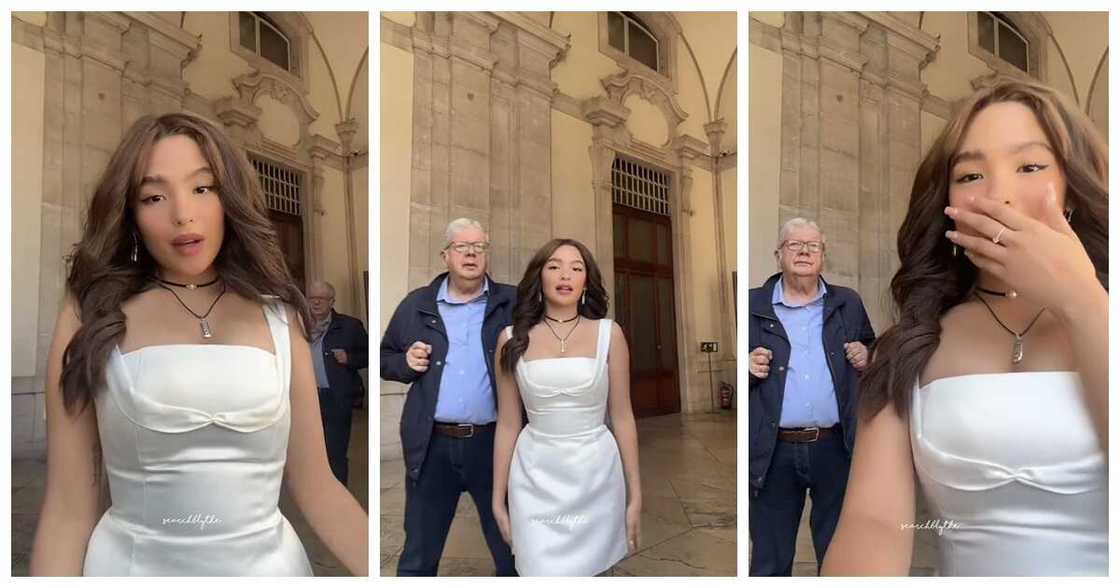 Video ng reaksyon ni Andrea Brillantes sa videobomber, kinagiliwan ng netizens Video ng reaksyon ni Andrea Brillantes sa videobomber, kinagiliwan ng netizens