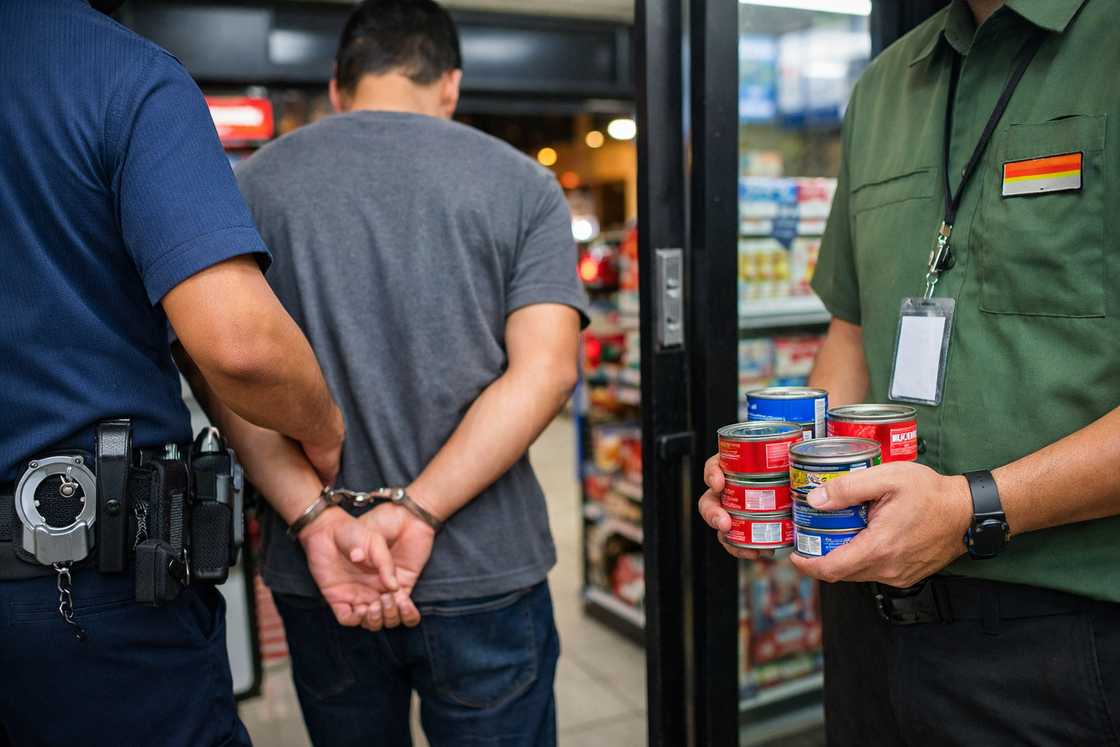 35-anyos na lalaki, nakulong matapos magnakaw ng limang de-lata sa convenience store