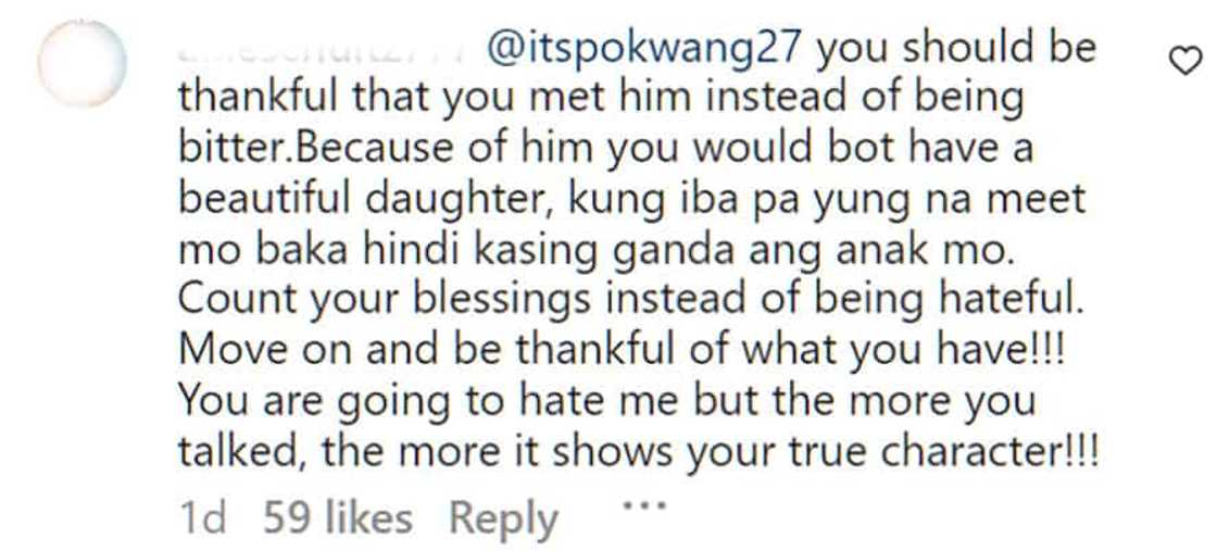 Pokwang, niresbakan nang bonggang-bongga ang isang netizen na nagsabi sa kanya na mag-move on Pokwang, niresbakan nang bonggang-bongga ang isang netizen na nagsabi sa kanya na mag-move on