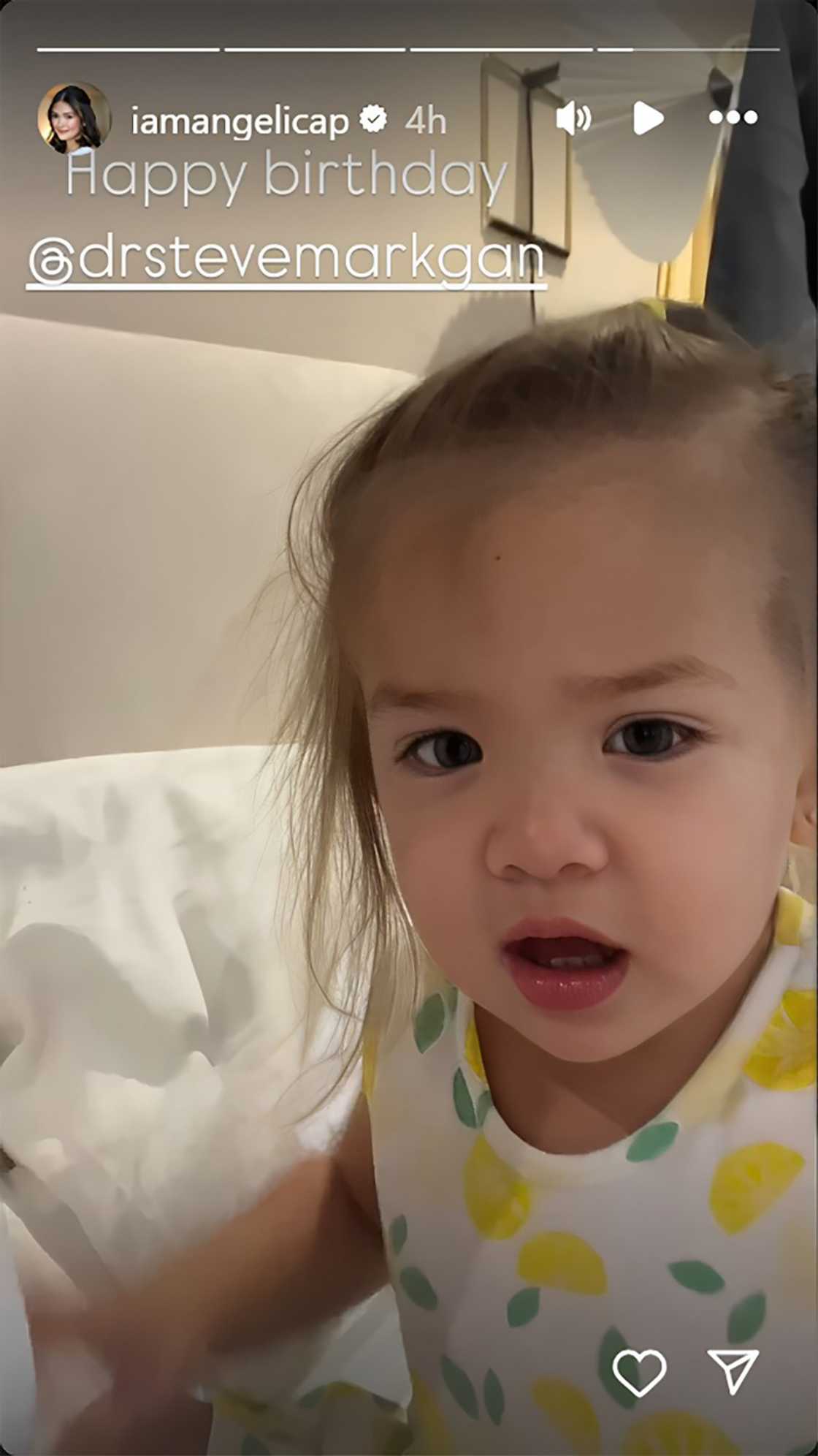 Angelica Panganiban, shinare ang ubod na cute na video ni Baby Bean Angelica Panganiban, shinare ang ubod na cute na video ni Baby Bean