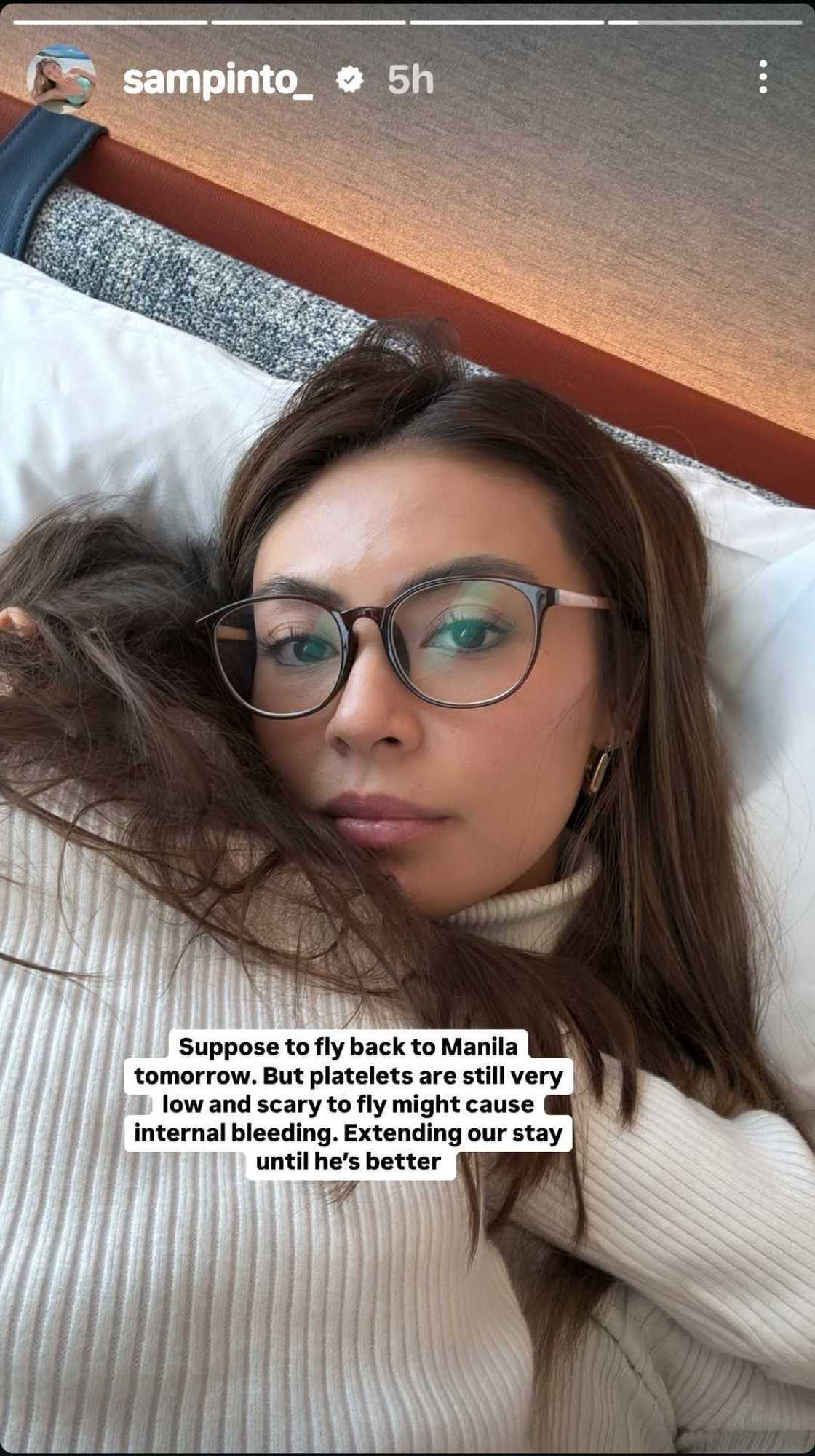 Sam Pinto, nagbigay ng update ukol kay Anthony Semerad; ibinahagi kung bakit 'di pa sila makakauwi Sam Pinto, nagbigay ng update ukol kay Anthony Semerad; ibinahagi kung bakit 'di pa sila makakauwi