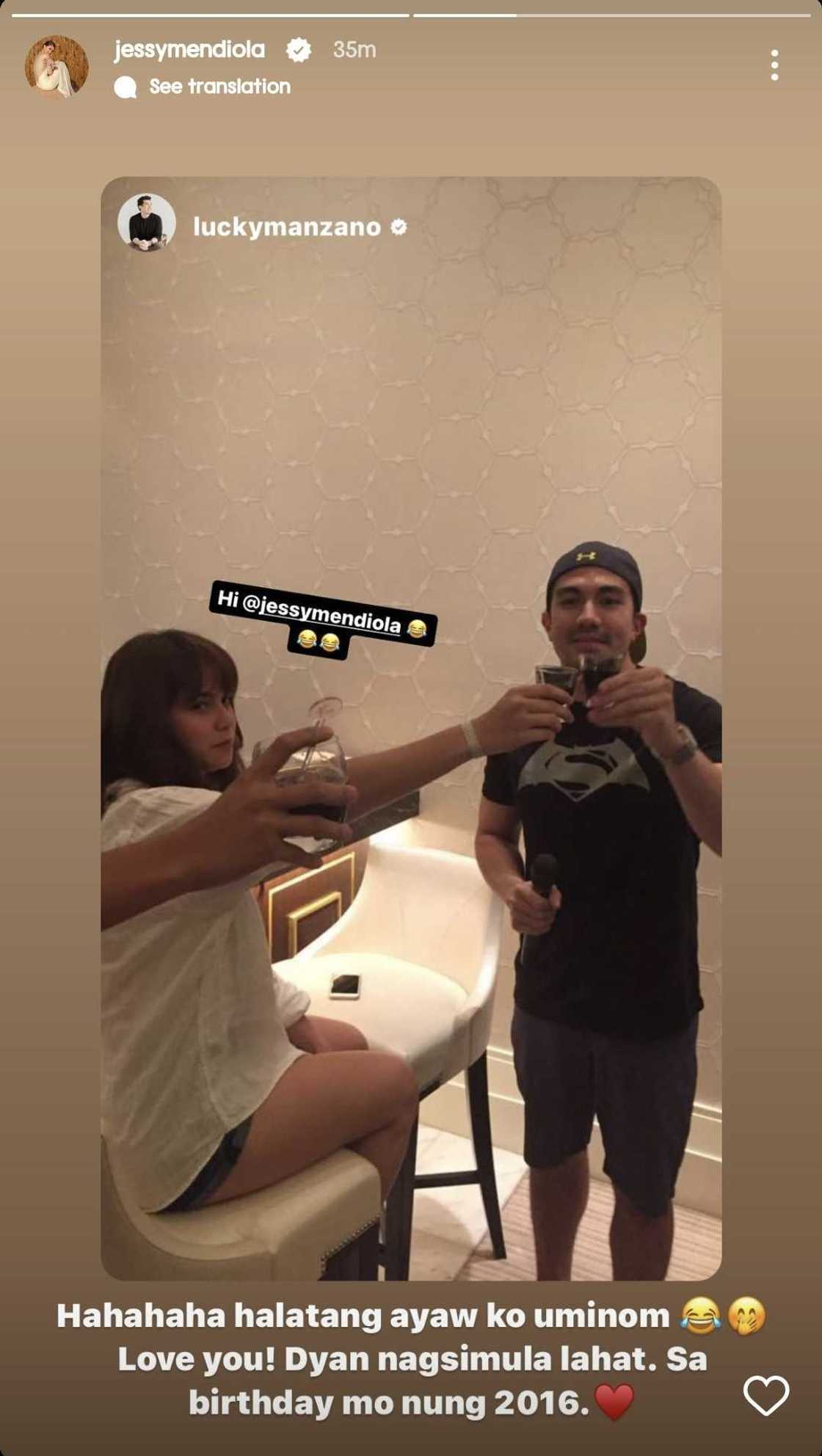 Jessy Mendiola sa throwback photo nila ni Luis Manzano: "Diyan nagsimula lahat" Jessy Mendiola sa throwback photo nila ni Luis Manzano: "Diyan nagsimula lahat"