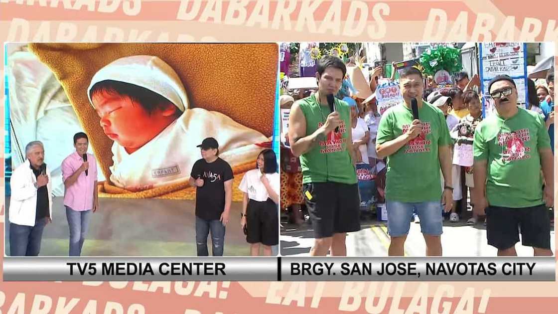 Vic Sotto, ipinakita sa ‘Eat Bulaga’ ilang cute pics ng newborn baby nila ni Pauleen Luna