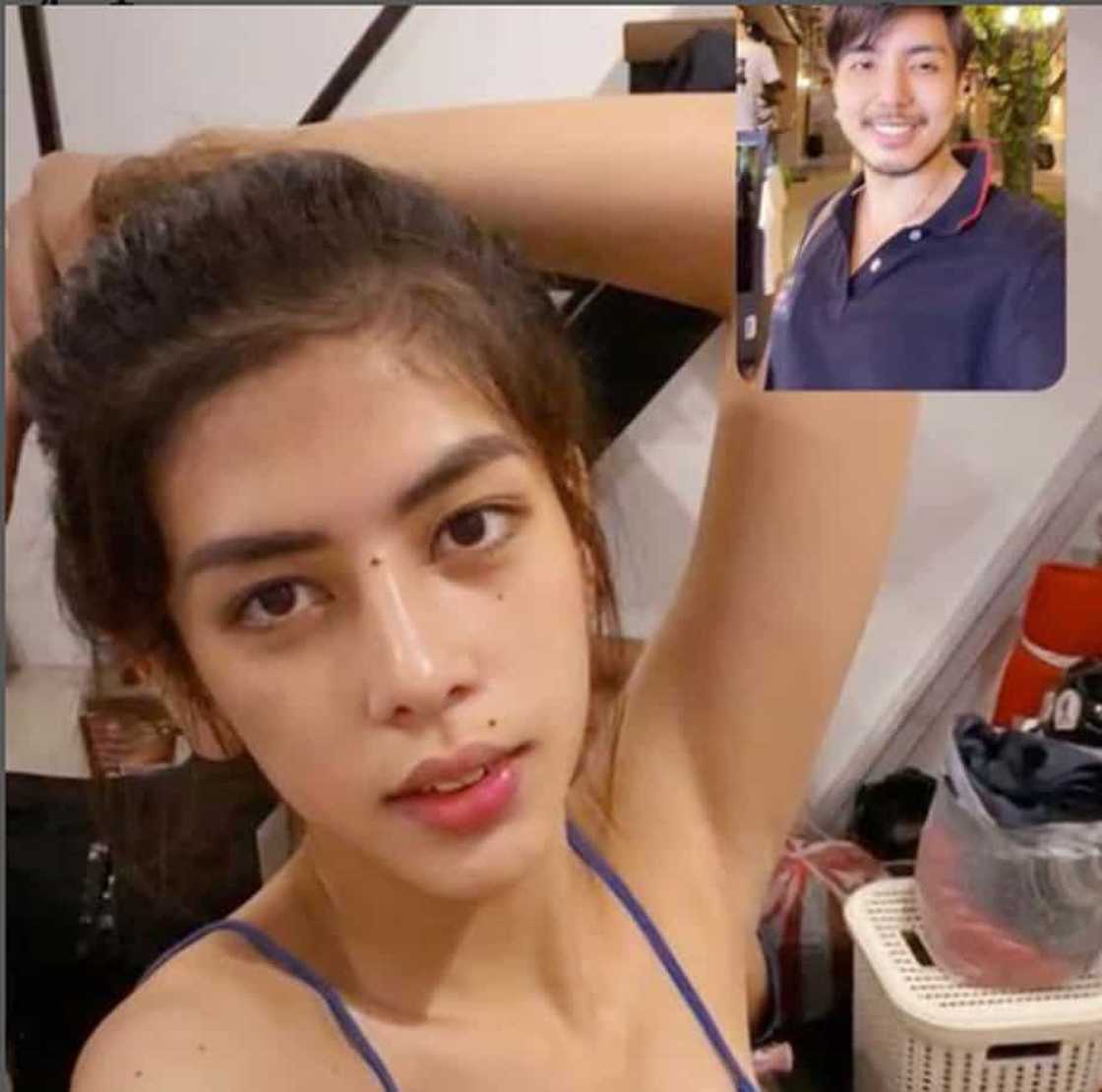 Herlene 'Hipon Girl' Budol, ipinakita ang no-make up look niya mula sa video call nila ni Wilbert Tolentino