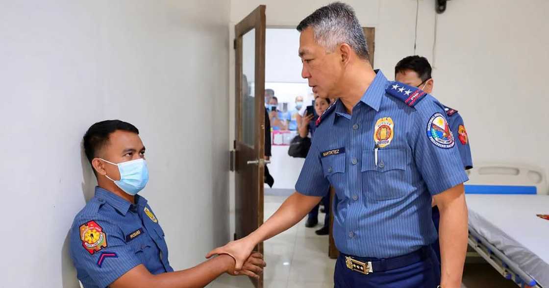 PNP Acting Chief visits injured cops after chaotic anti-corruption rally