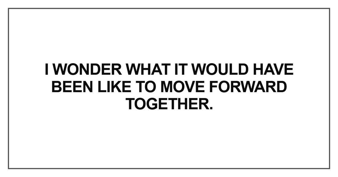 I wonder what it would have been I wonder what it would have been