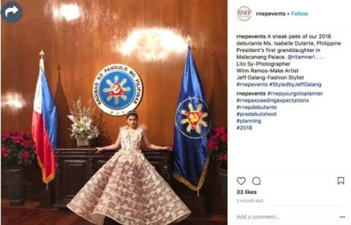 Isabelle Duterte's pre-debut gown is similar to Ai-Ai's prenup gown Isabelle Duterte's pre-debut gown is similar to Ai-Ai's prenup gown