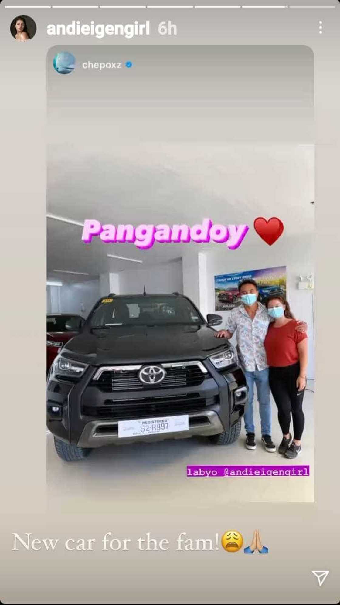 Andi Eigenmann at Philmar Alipayo, ipinasilip ang bago nilang kotse Andi Eigenmann at Philmar Alipayo, ipinasilip ang bago nilang kotse