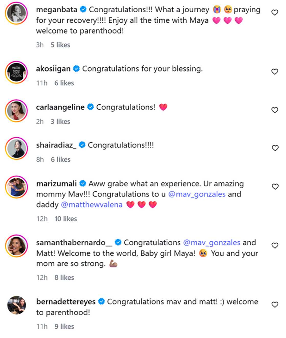 Celebrities react to Mav Gonzales' difficult childbirth experience Celebrities react to Mav Gonzales' difficult childbirth experience