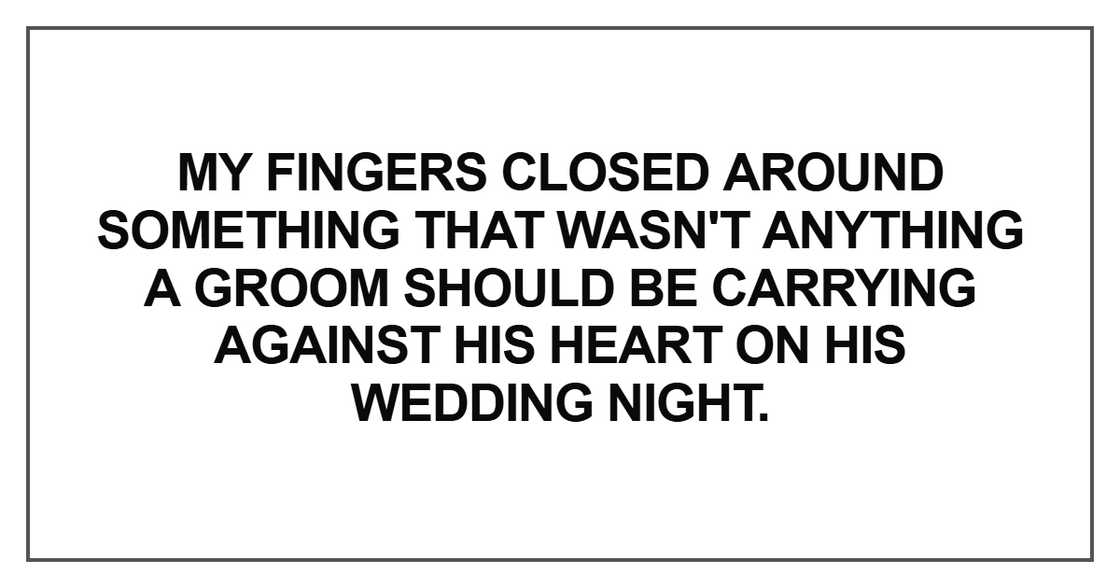 My fingers closed around something