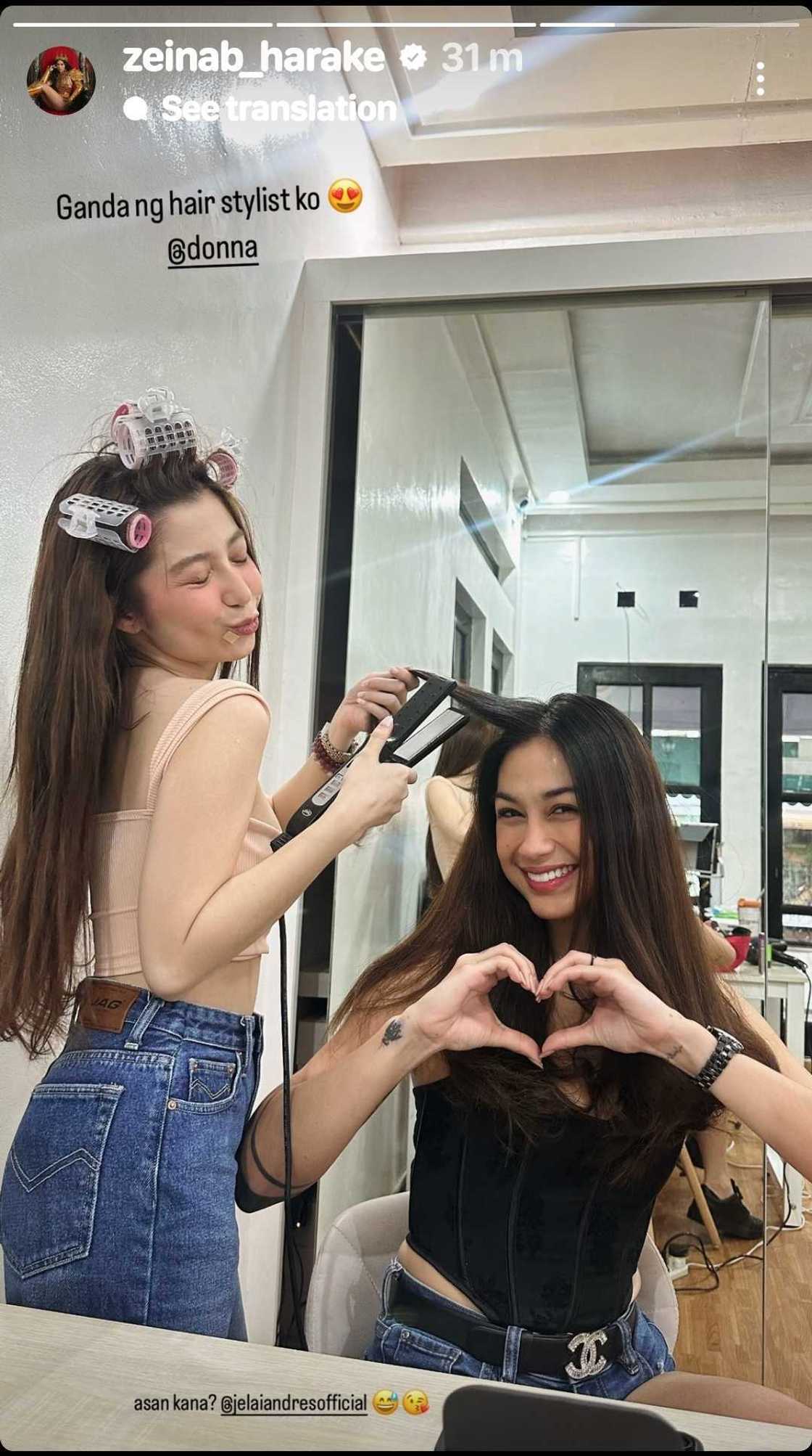 Zeinab Harake shares cute snap with “hairstylist” Donnalyn Bartolome Zeinab Harake shares cute snap with “hairstylist” Donnalyn Bartolome