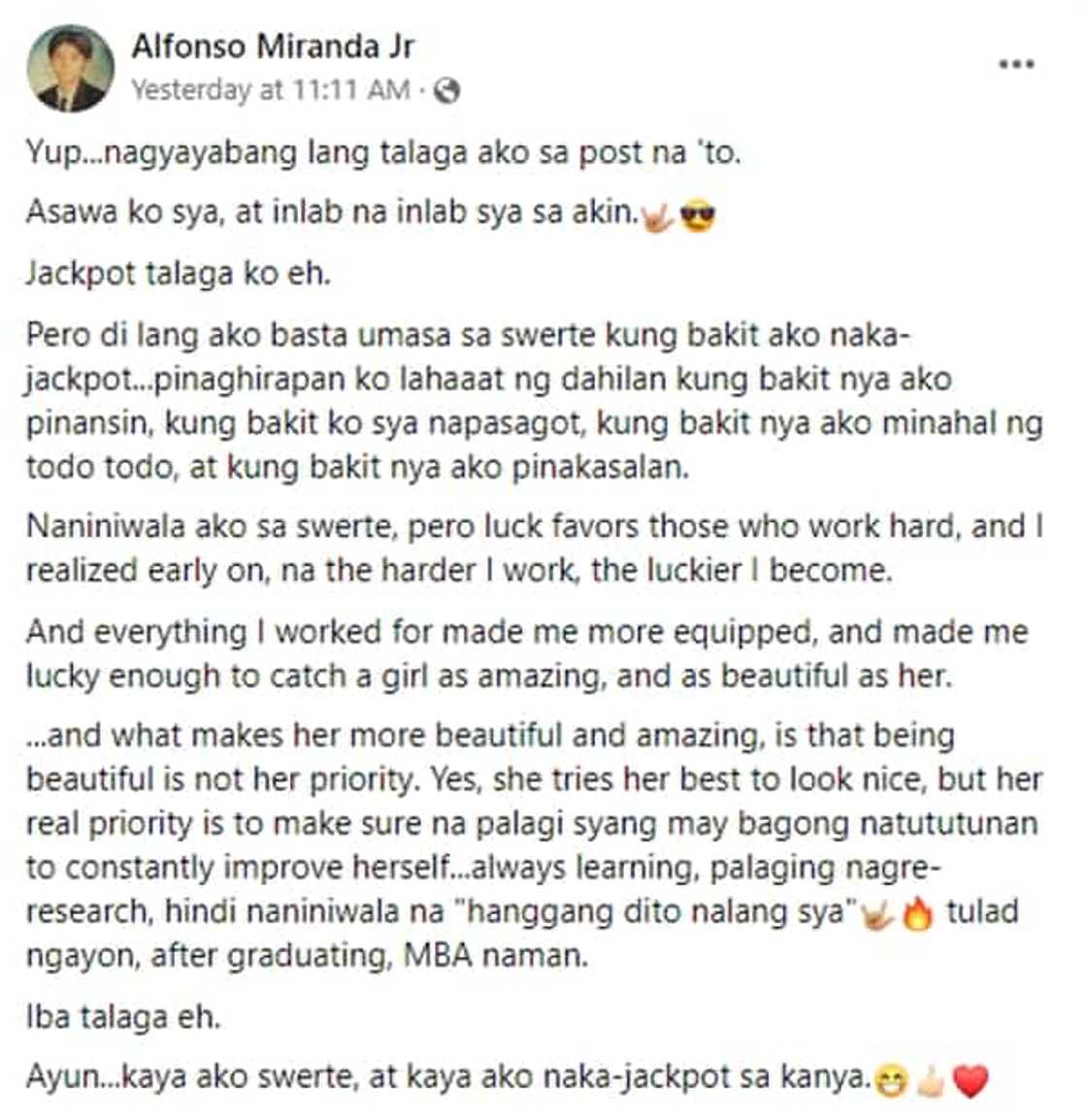 Jugs Jugueta, pabirong sinabi na wag "mauntog" si Neri Naig sa viral post ni Chito Miranda