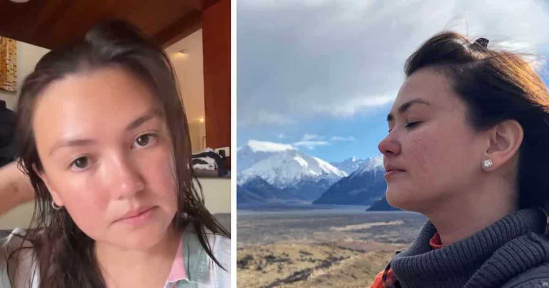 Angelica Panganiban, nagkaroon ng chance makaligo ng matagal at mag-skin care: "So nag-selfie" Angelica Panganiban, nagkaroon ng chance makaligo ng matagal at mag-skin care: "So nag-selfie"