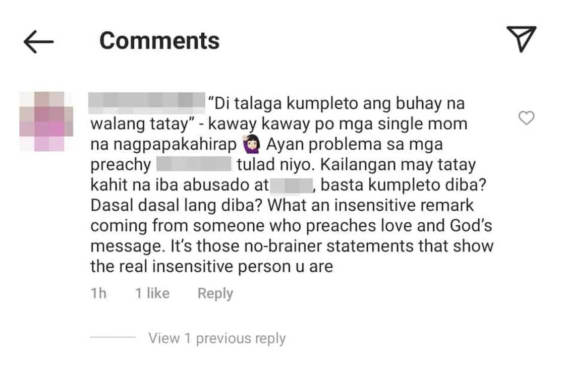 Rica Peralejo, humingi ng pasensya sa netizen na nagsabing "insensitive" siya Rica Peralejo, humingi ng pasensya sa netizen na nagsabing "insensitive" siya