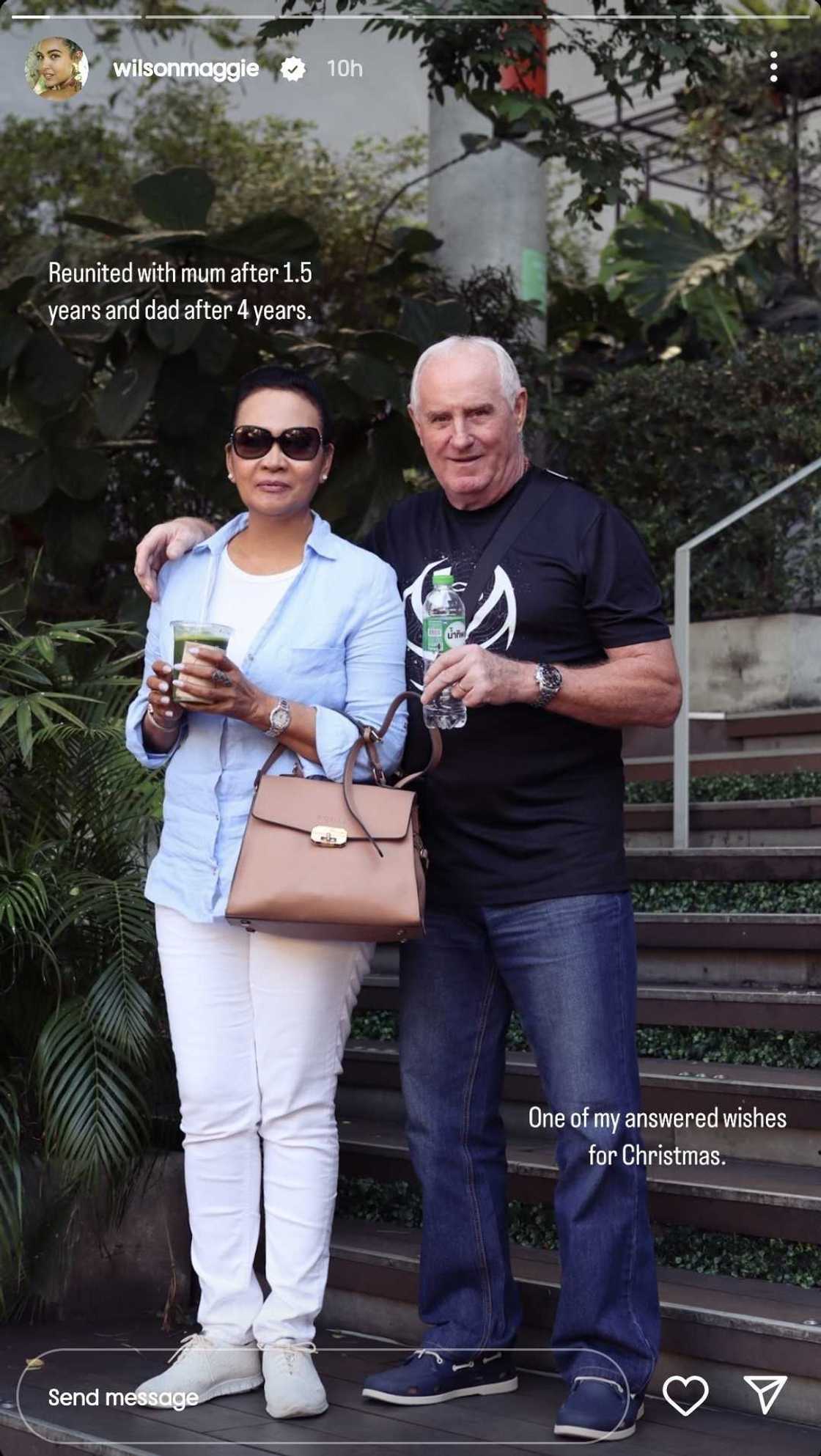 Maggie Wilson, muling nakasama ang kanyang ina: "One of my answered wishes" Maggie Wilson, muling nakasama ang kanyang ina: "One of my answered wishes"
