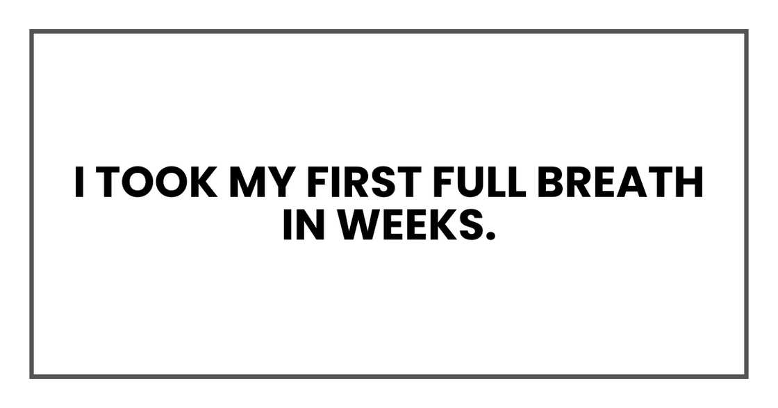 Lawyer brings relief.