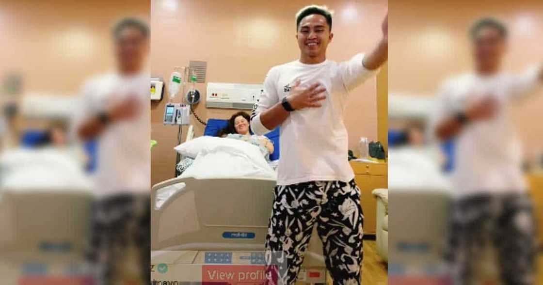 Philmar Alipayo entertains Andi Eigenmann in hospital with a dance Philmar Alipayo entertains Andi Eigenmann in hospital with a dance