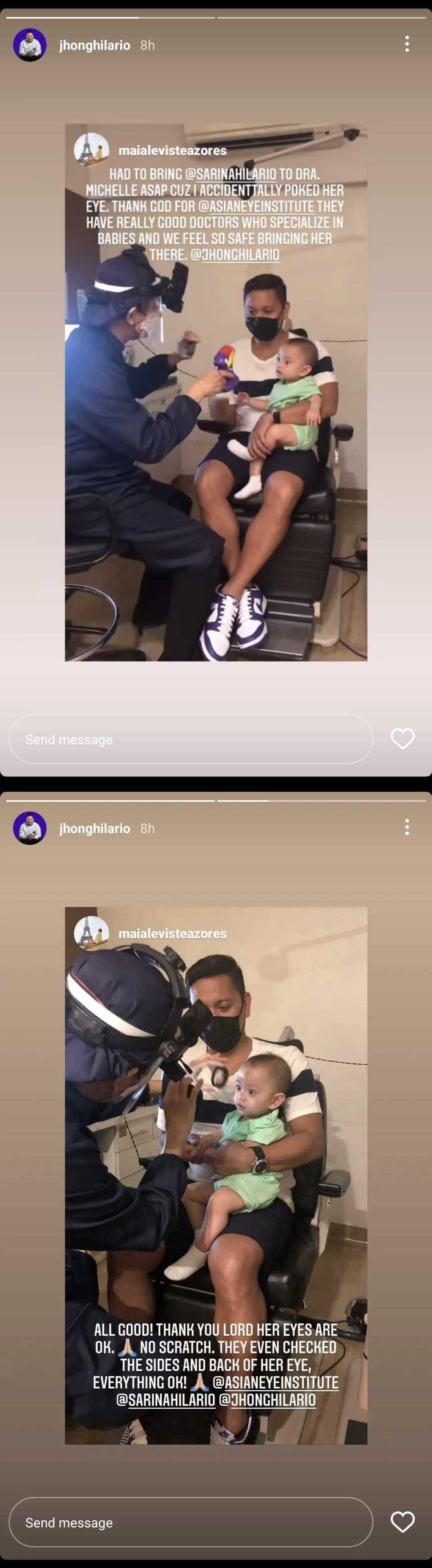 Jhong Hilario, kinailangan dalhin ang anak na si Sarina sa Asian Eye Institute Jhong Hilario, kinailangan dalhin ang anak na si Sarina sa Asian Eye Institute