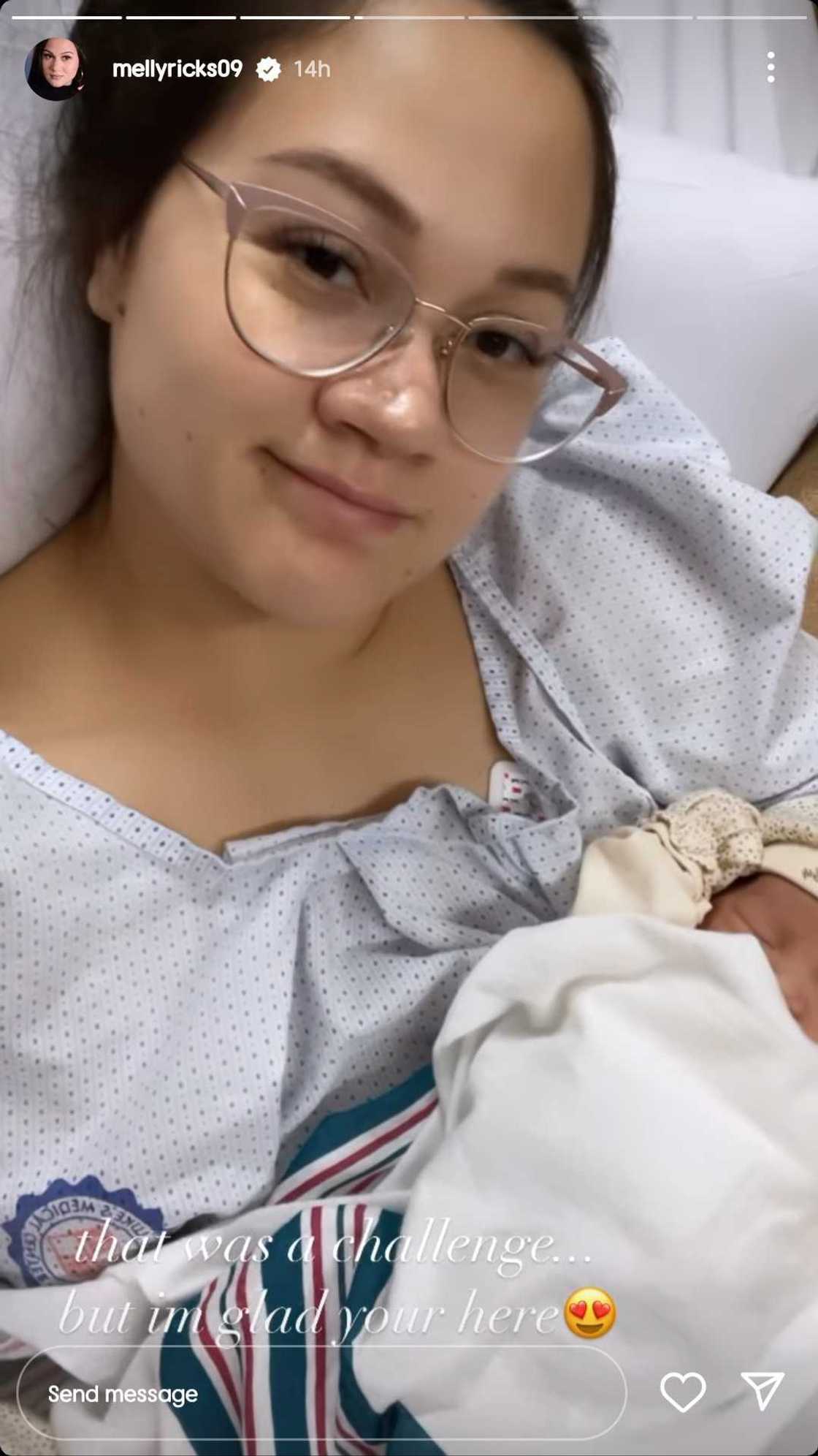 Melissa Ricks gives birth; welcomes baby girl with Michael Macatangay Melissa Ricks gives birth; welcomes baby girl with Michael Macatangay