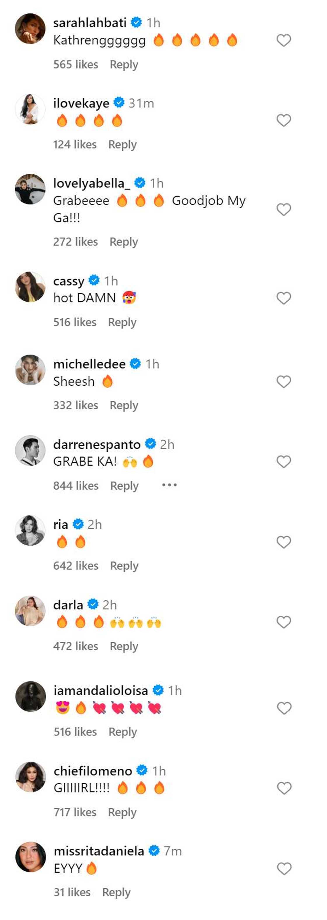 Celebrities, nag-react sa agaw-pansing pics ni Kathryn Bernardo Celebrities, nag-react sa agaw-pansing pics ni Kathryn Bernardo