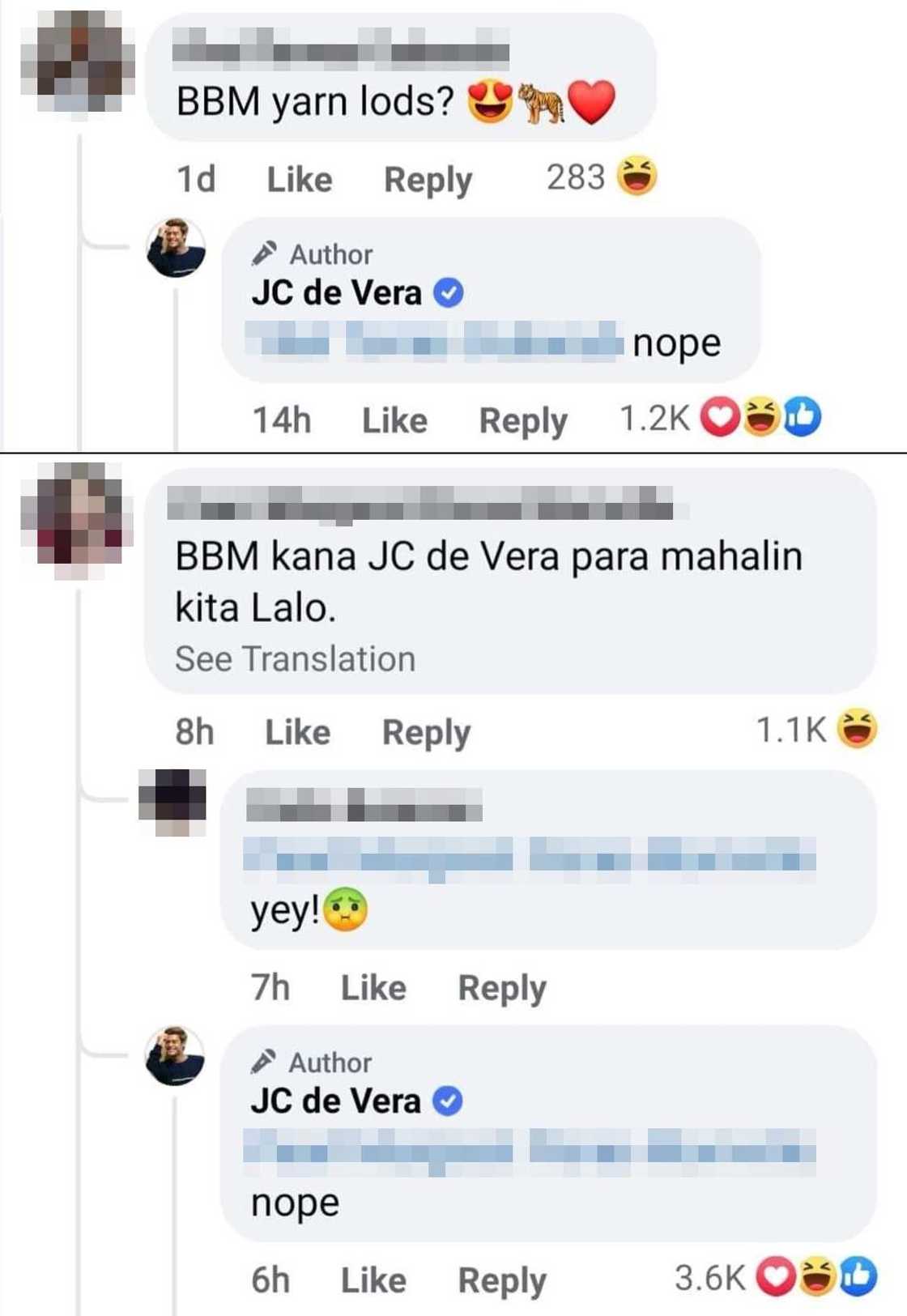 JC de Vera’s “she’s my president” post goes viral amid his trending “nope” comments JC de Vera’s “she’s my president” post goes viral amid his trending “nope” comments
