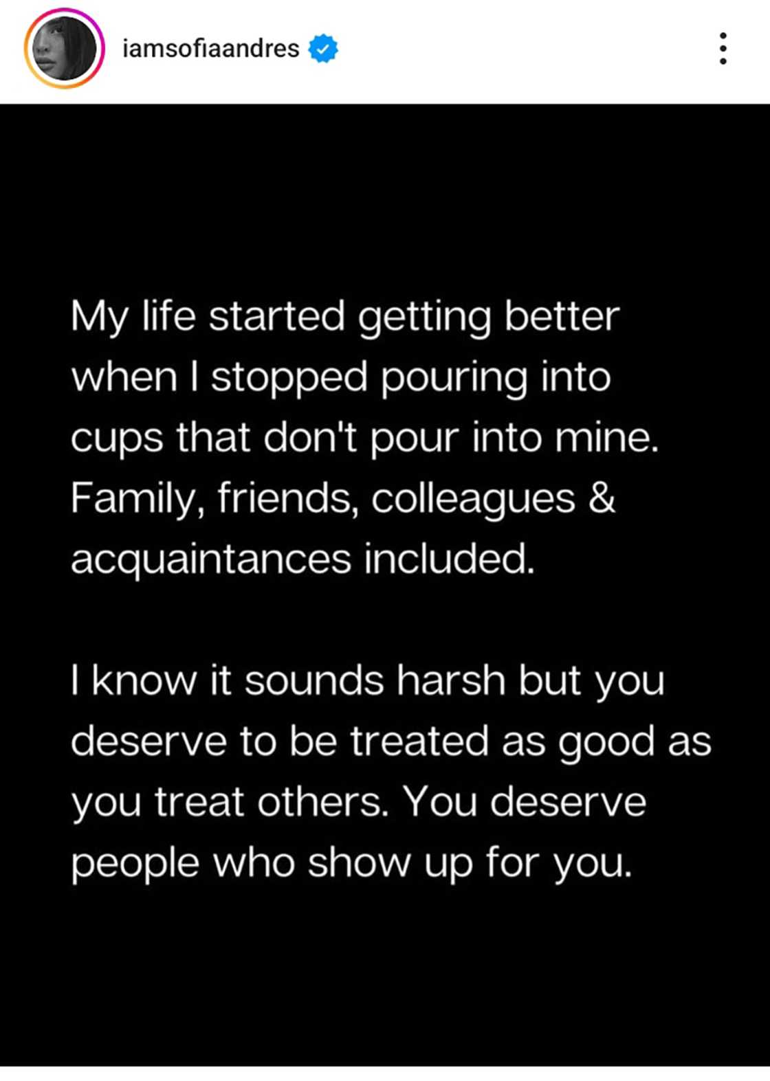 Sofia Andres, nagpakawala ng isang makahulugang “life lesson” sa social media Sofia Andres, nagpakawala ng isang makahulugang “life lesson” sa social media