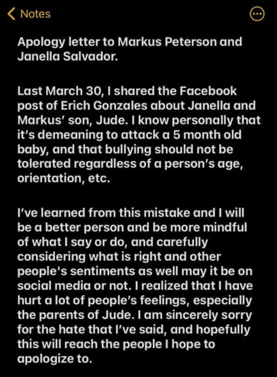 Janella Salvador, nag-react sa apology ng basher na nanlait sa kanyang anak Janella Salvador, nag-react sa apology ng basher na nanlait sa kanyang anak
