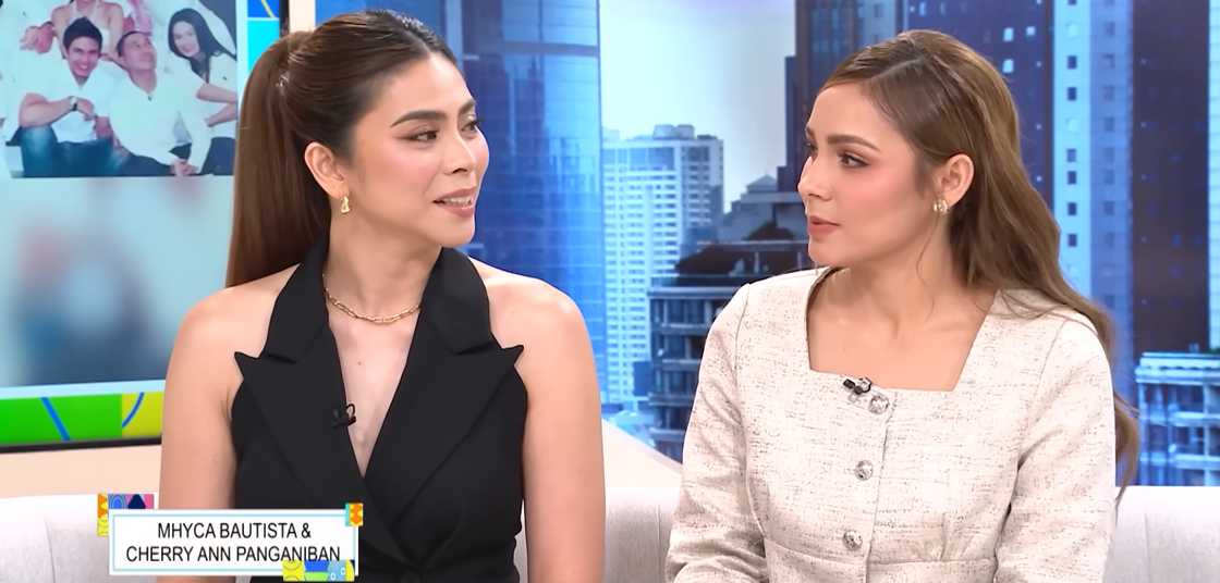 SexBomb Girls, may selosan at tampuhan din; Mhyca Bautista at Cherry Ann Panganiban, nagkuwento (Screenshot from Fast Talk with Boy Abunda via GMA Network) SexBomb Girls, may selosan at tampuhan din; Mhyca Bautista at Cherry Ann Panganiban, nagkuwento (Screenshot from Fast Talk with Boy Abunda via GMA Network)