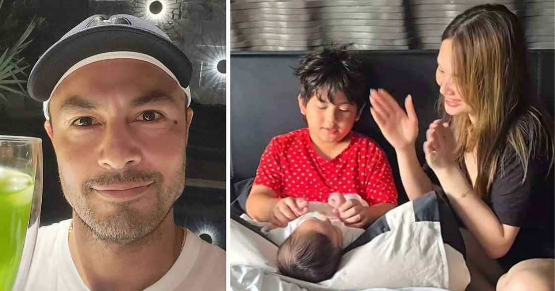 Derek Ramsay, ibinida ang cute bonding moment nina Ellen Adarna, Baby Liana, Elias Derek Ramsay, ibinida ang cute bonding moment nina Ellen Adarna, Baby Liana, Elias