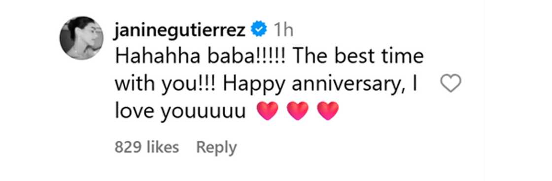 Jericho Rosales marks first anniversary with Janine Gutierrez through heartfelt post Jericho Rosales marks first anniversary with Janine Gutierrez through heartfelt post