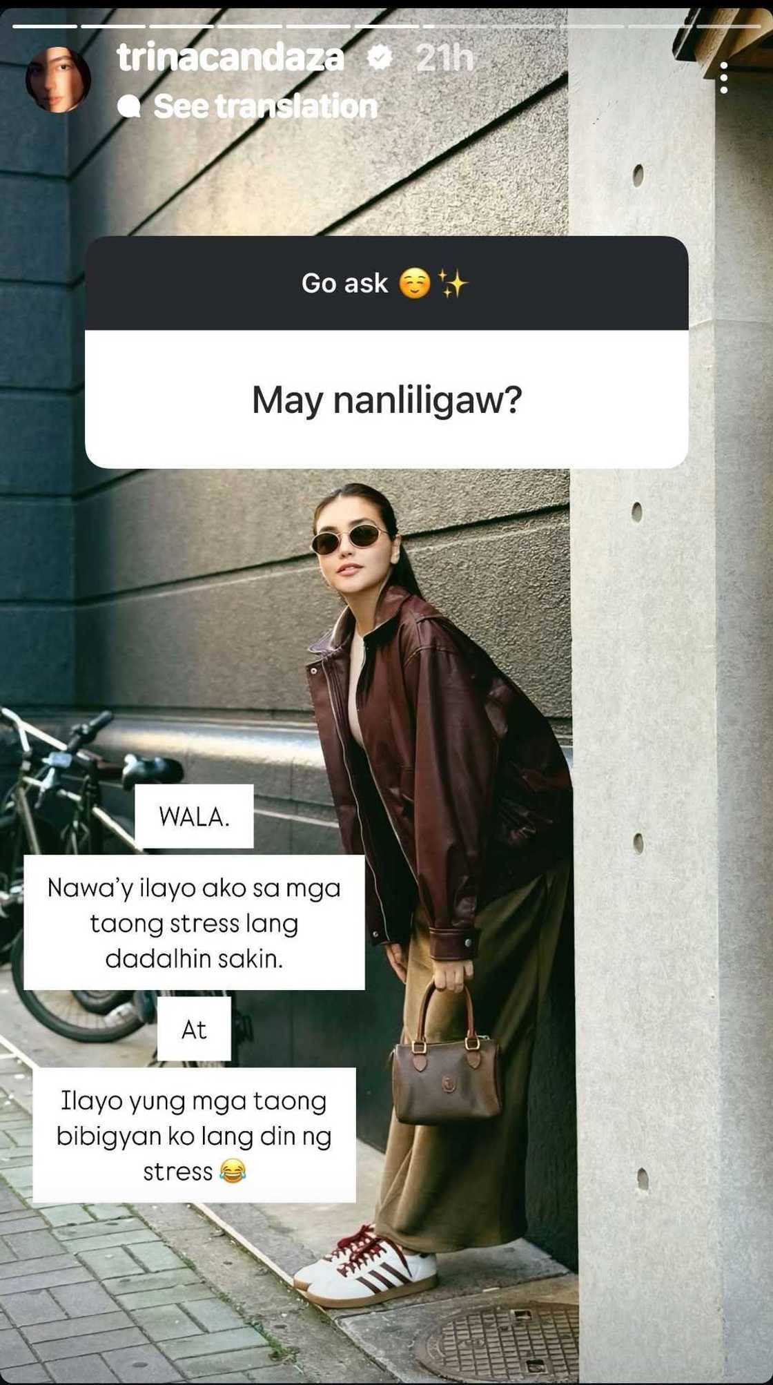 Trina Candaza, diretsahang sinagot kung may nanliligaw ba sa kanya Trina Candaza, diretsahang sinagot kung may nanliligaw ba sa kanya