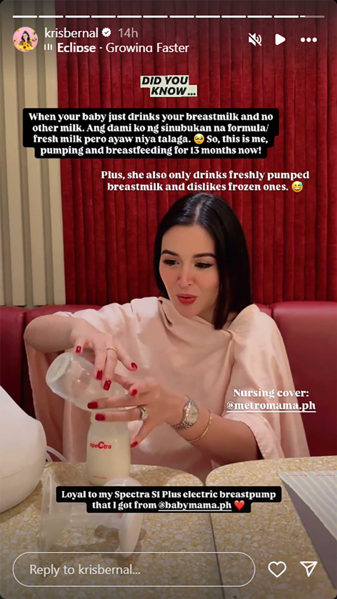 Kris Bernal, proud na purely nagpapa-breastfeed sa loob ng 13 buwan na Kris Bernal, proud na purely nagpapa-breastfeed sa loob ng 13 buwan na