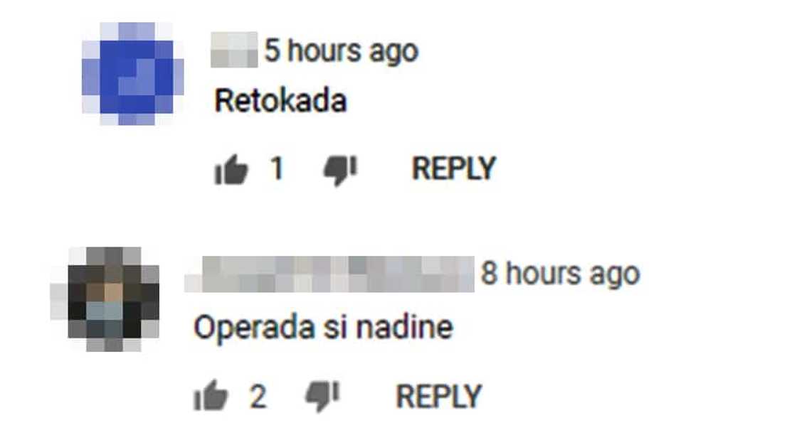 Netizens claim Nadine Lustre as "retokada" after watching her recent TV guestings Netizens claim Nadine Lustre as "retokada" after watching her recent TV guestings
