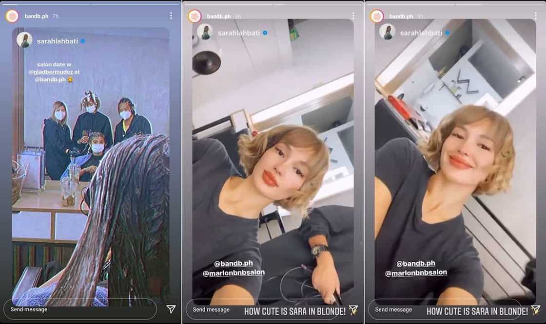 Sarah Lahbati's new look and hairstyle in latest selfie stuns netizens Sarah Lahbati's new look and hairstyle in latest selfie stuns netizens