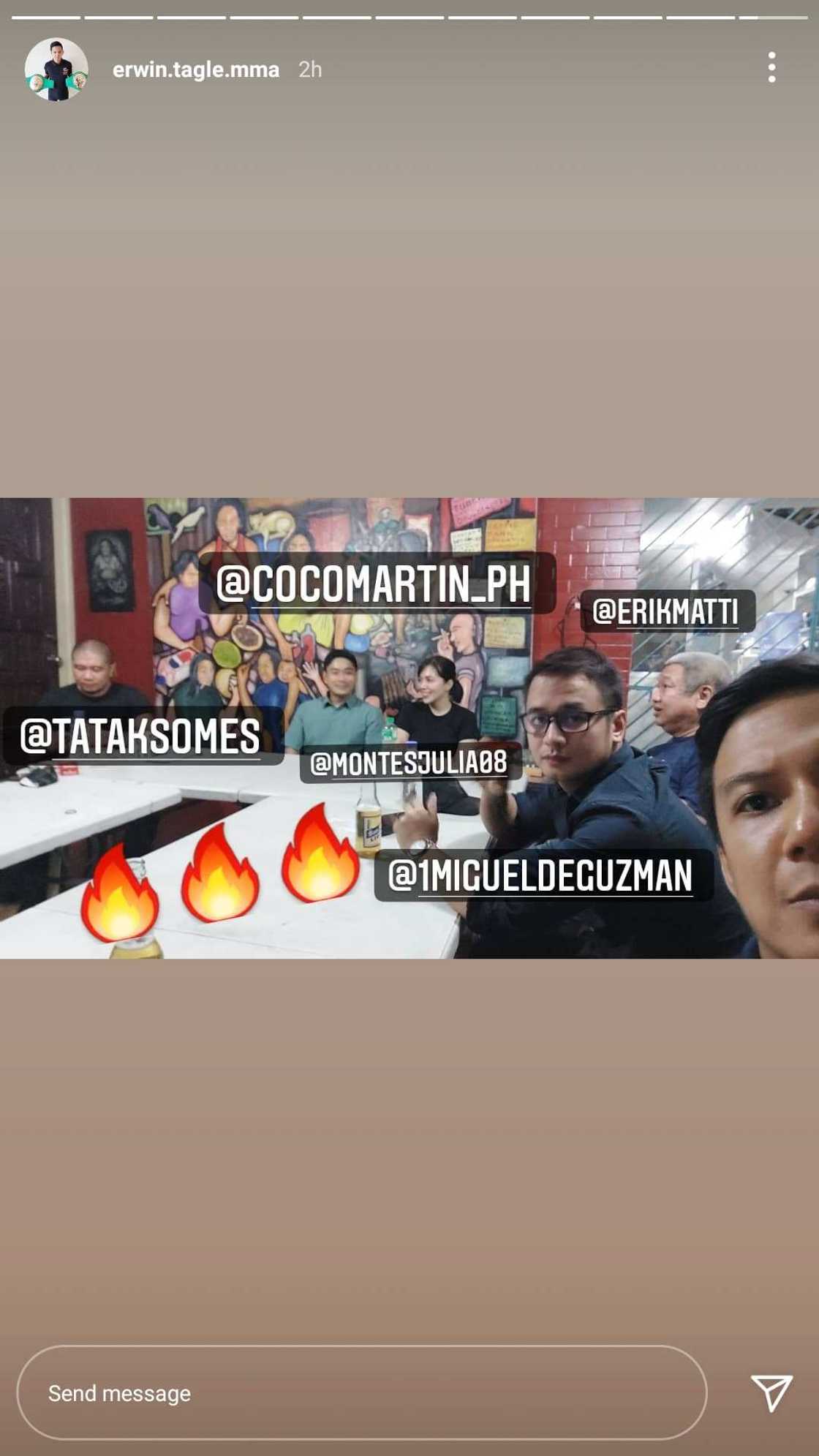 Meeting nina Coco Martin at Julia Montes kina JM de Guzman at Direk Erik Matti, nagpa-excite sa mga netizens Meeting nina Coco Martin at Julia Montes kina JM de Guzman at Direk Erik Matti, nagpa-excite sa mga netizens