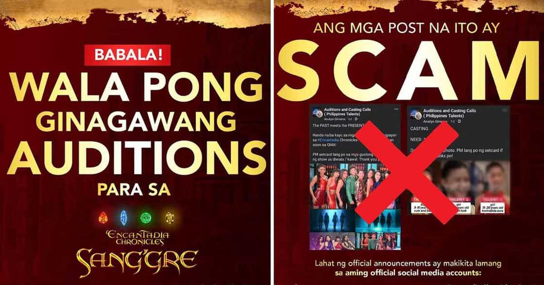 GMA Entertainment, nagbabala laban pekeng audition na umano’y para ‘Encantadia Chronicles: Sang’gre’