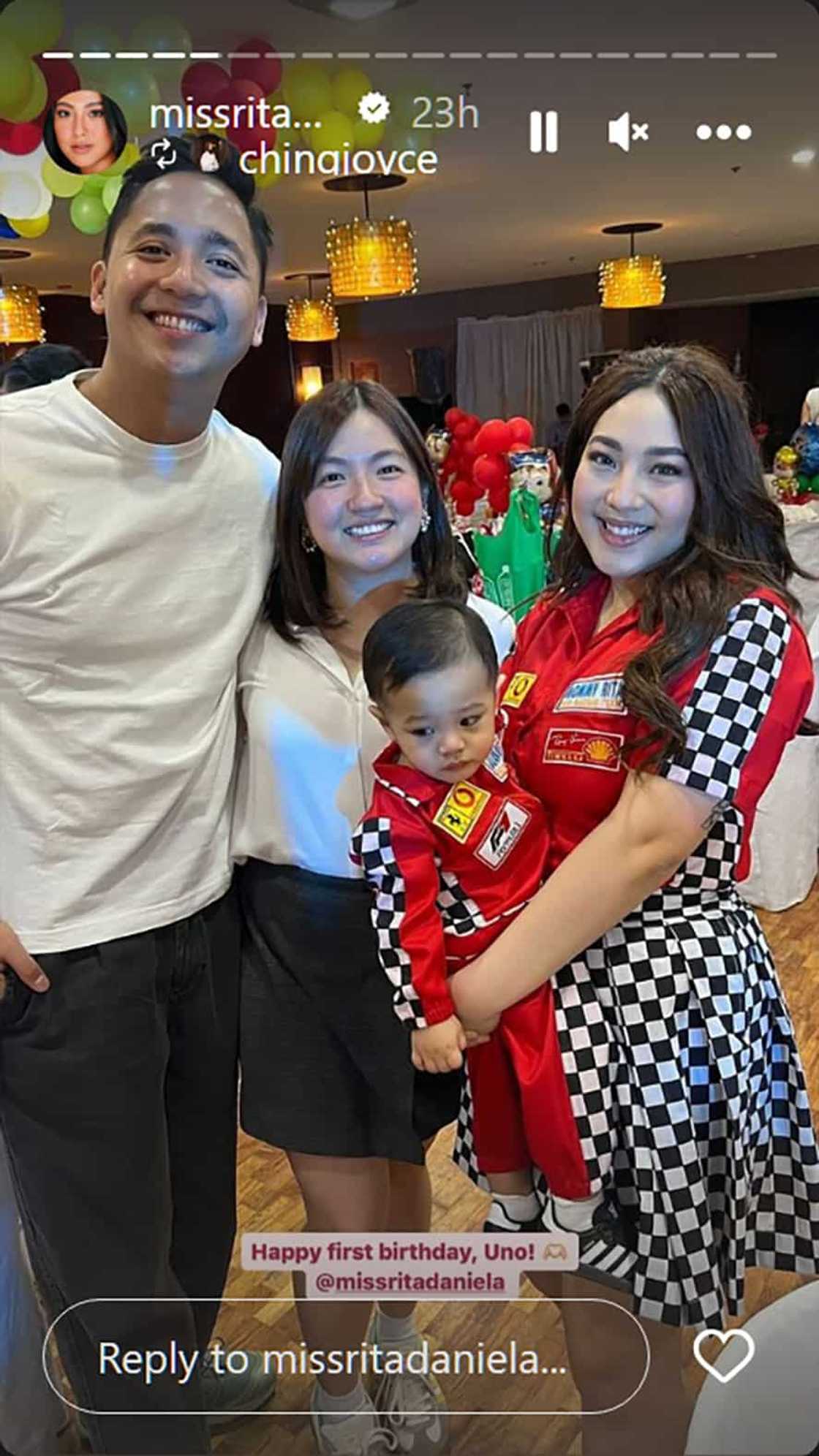 Rita Daniela, ibinahagi bonggang 1st birthday celebration ni Baby Uno